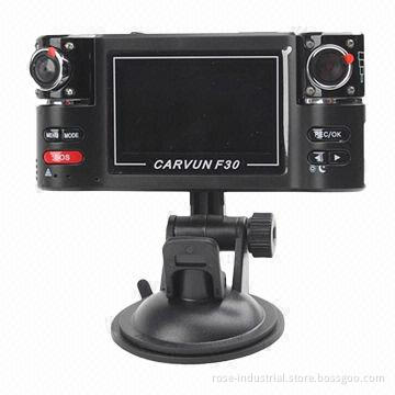 Mobile DVR with Dual-camera HD 720 H.264 and 2.7-inch Screen, Supports AV Output, Zoom Function